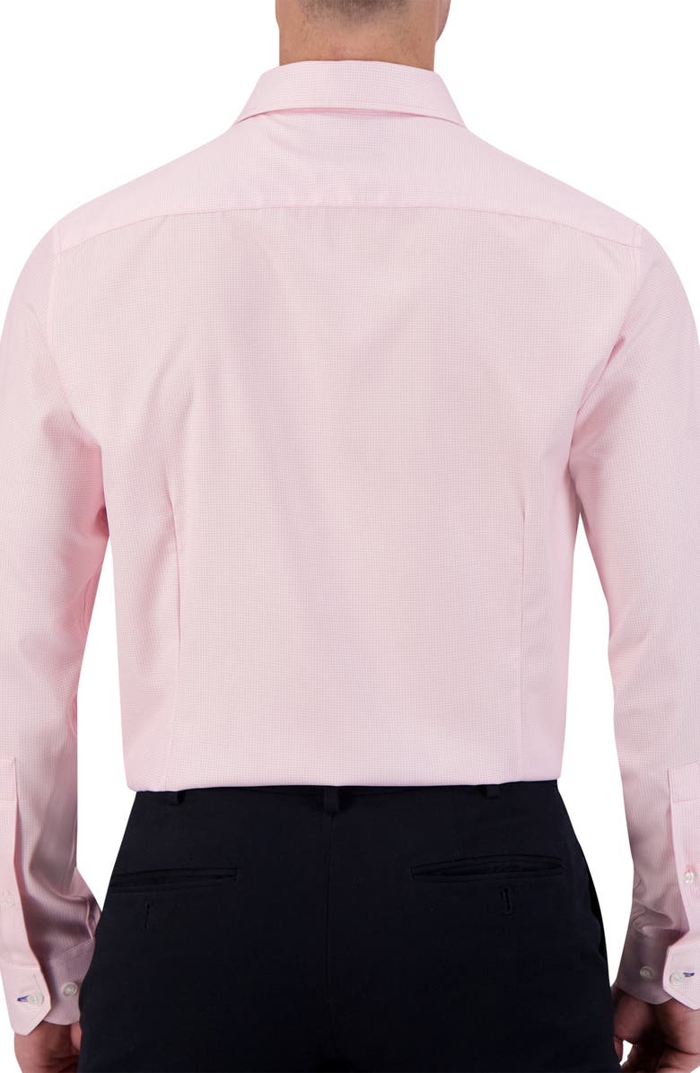 Report Collection Slim Fit Geometric Print Performance Dress Shirt, Alternate, color, 24 Pink