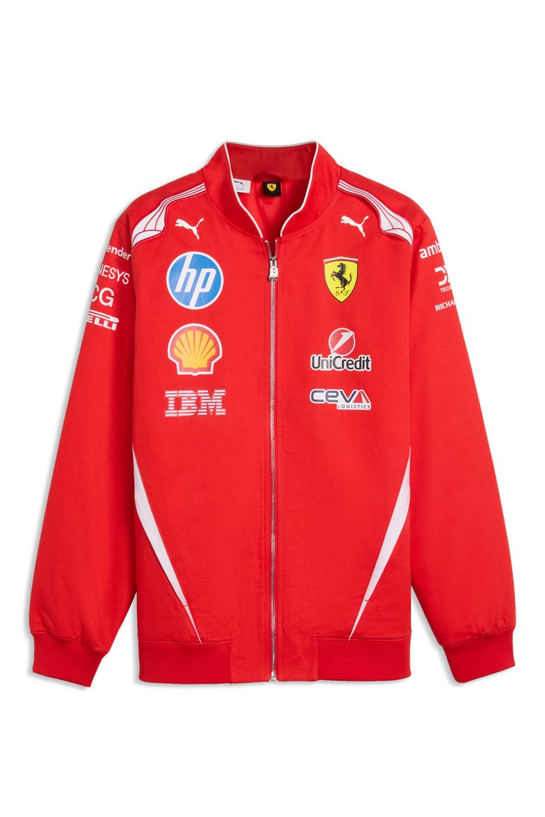 Scuderi Ferrari HP Replica Drivers Jacket, Main, color, PUMA RED
