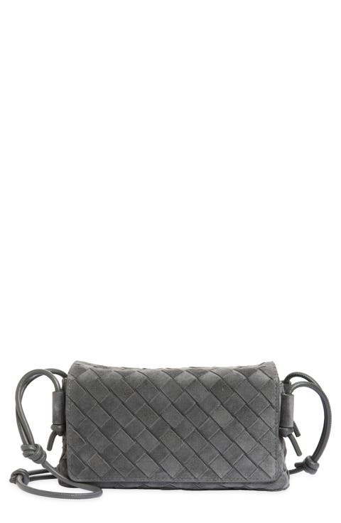 Notturno Intrecciato Suede Crossbody