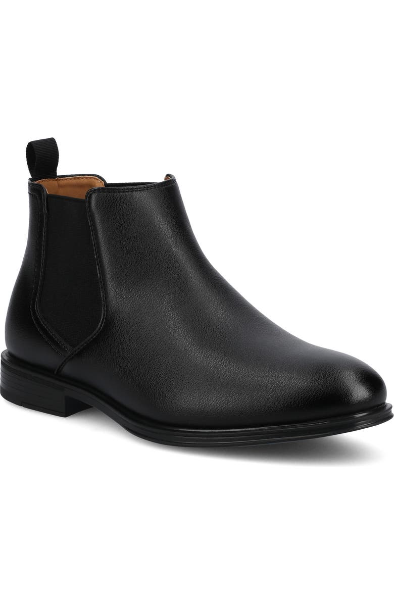 VANCE CO Josiah Chelsea Boot, Main, color, Black