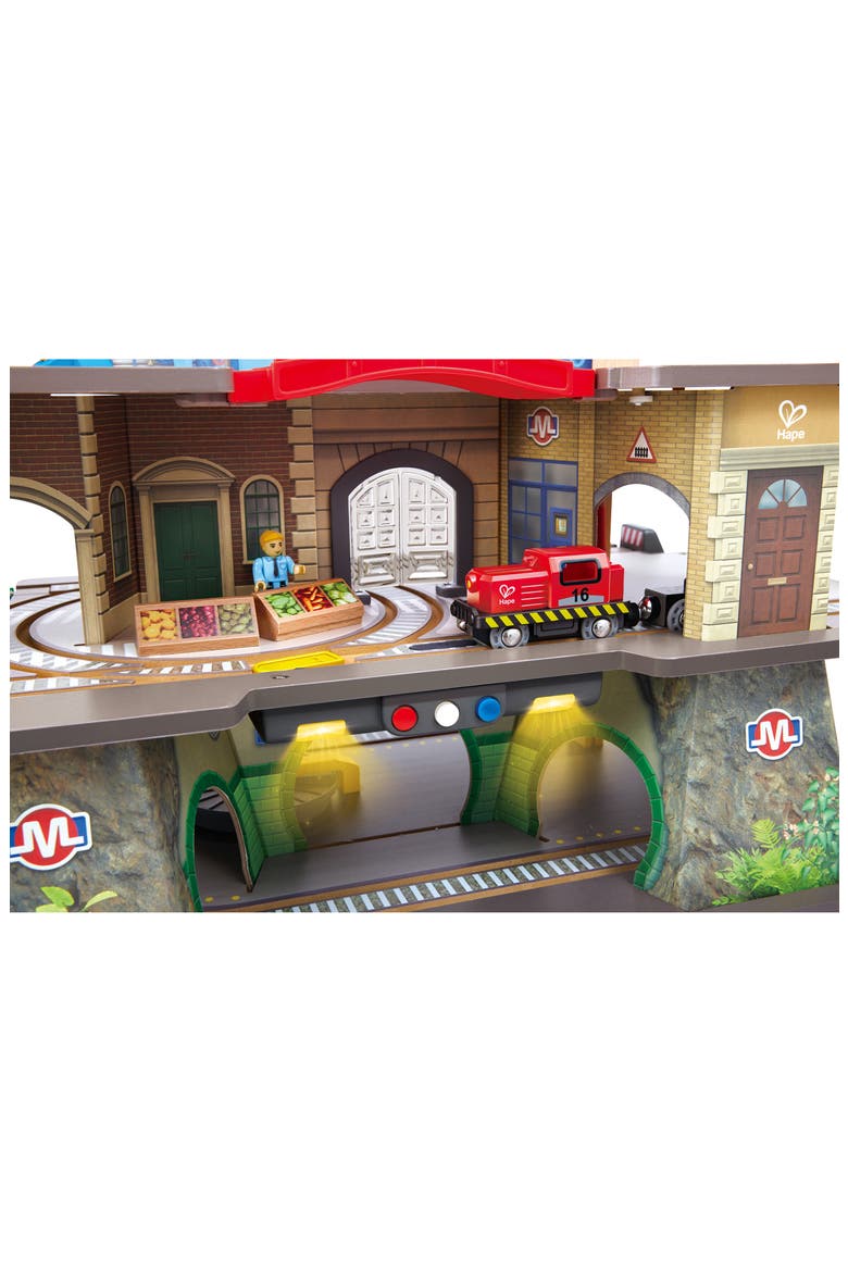 Multi-Level Railway City Playset, Alternate, color, MULTI