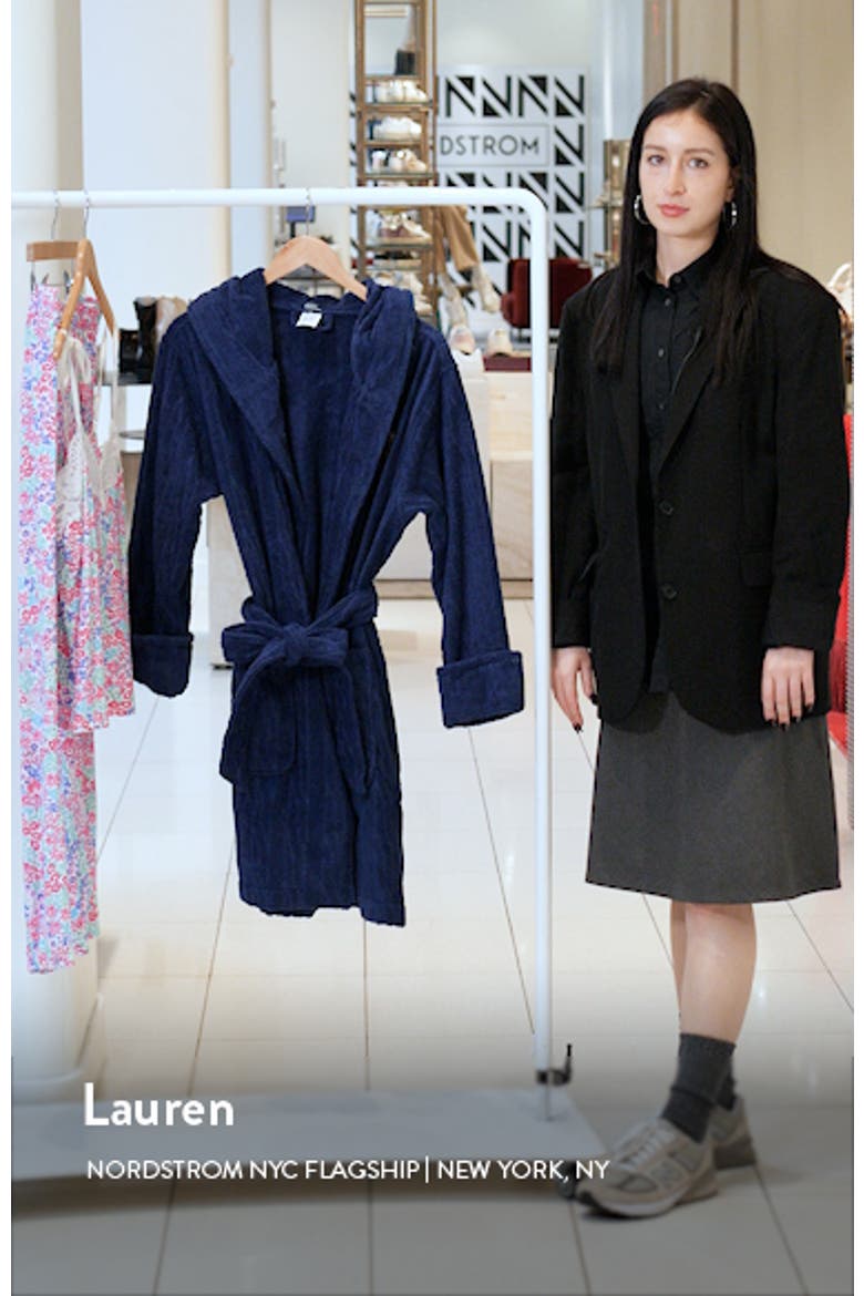 Hooded Jacquard Robe video