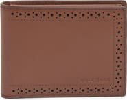 Cole Haan Brogue Leather Passcase