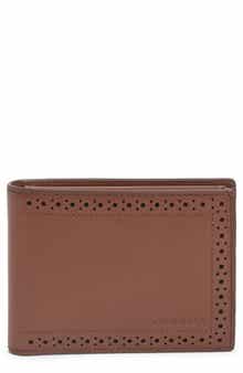 Cole Haan Brogue Leather Passcase