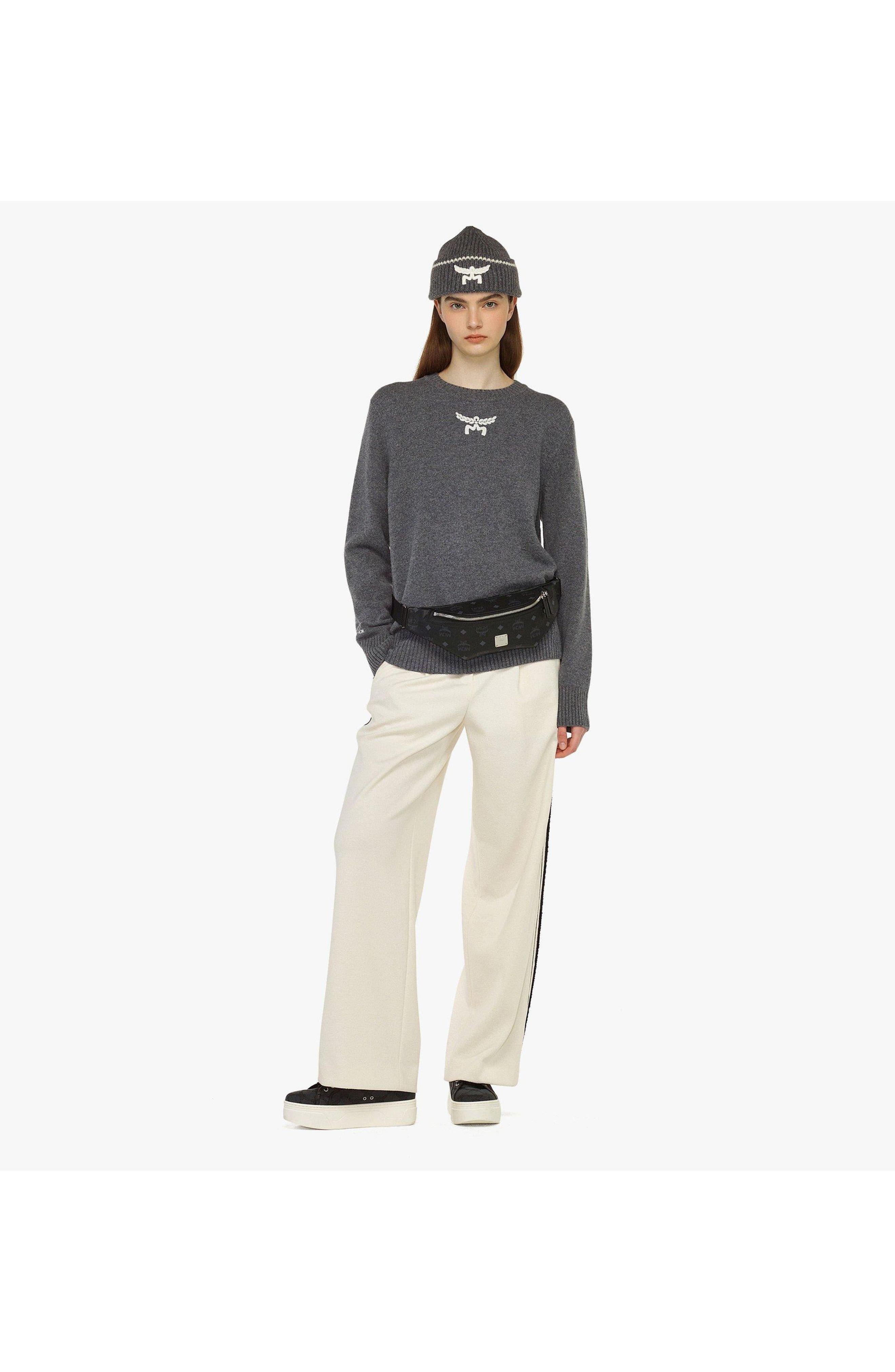 MCM Small Fursten Belt Bag in Visetos, Alternate, color, 