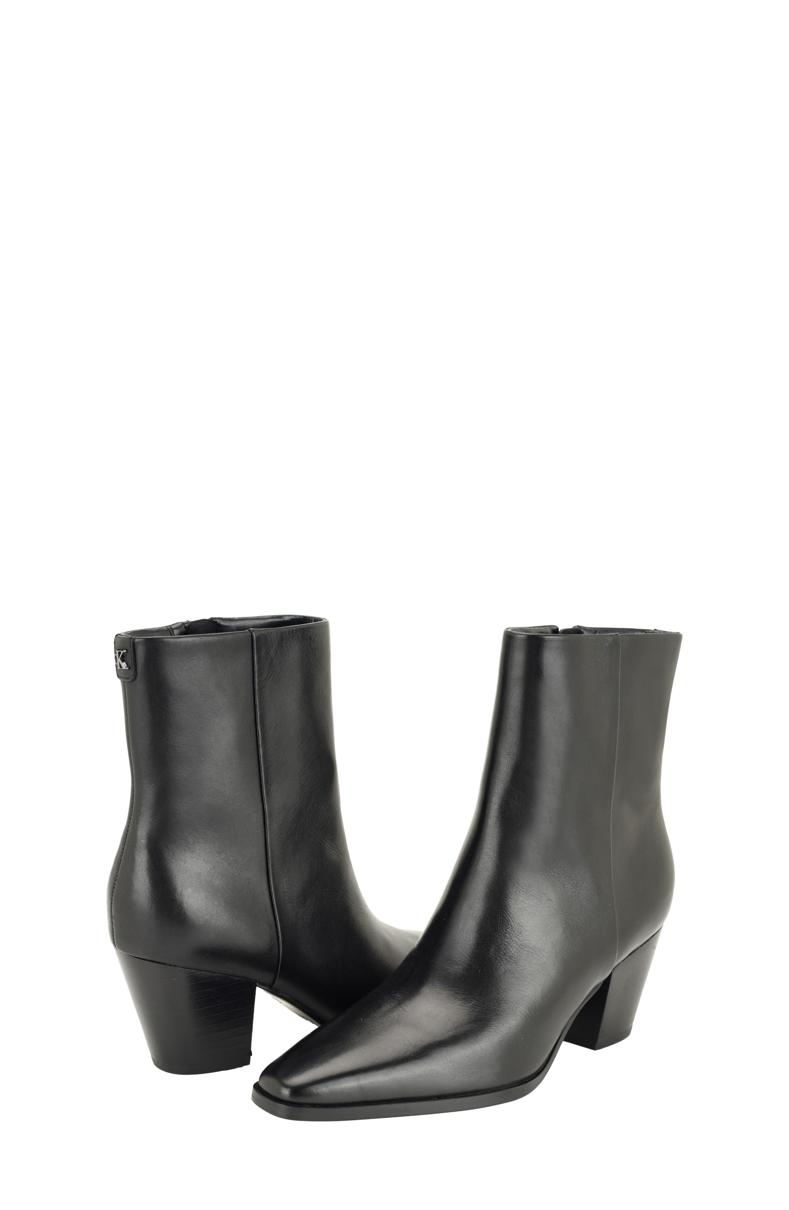 Hartford Leather Bootie, Alternate, color, BLACK 001