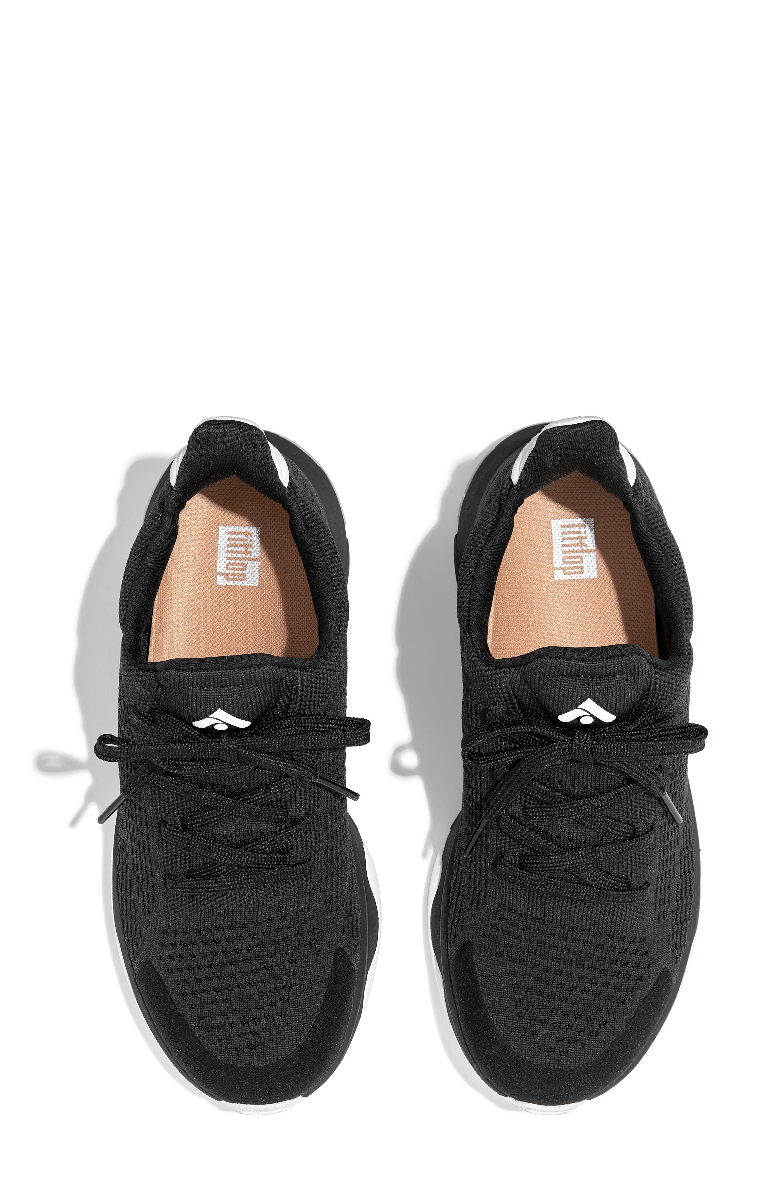 FitFlop Vitamin Knit Sport Sneaker, Alternate, color, Black Mix