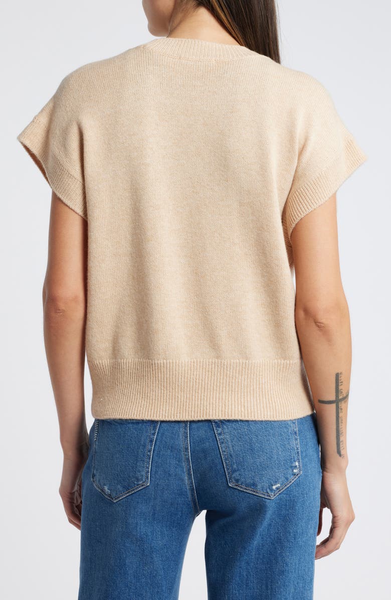 PAIGE Nepheli Crewneck Sweater, Alternate, color, Camel Brown