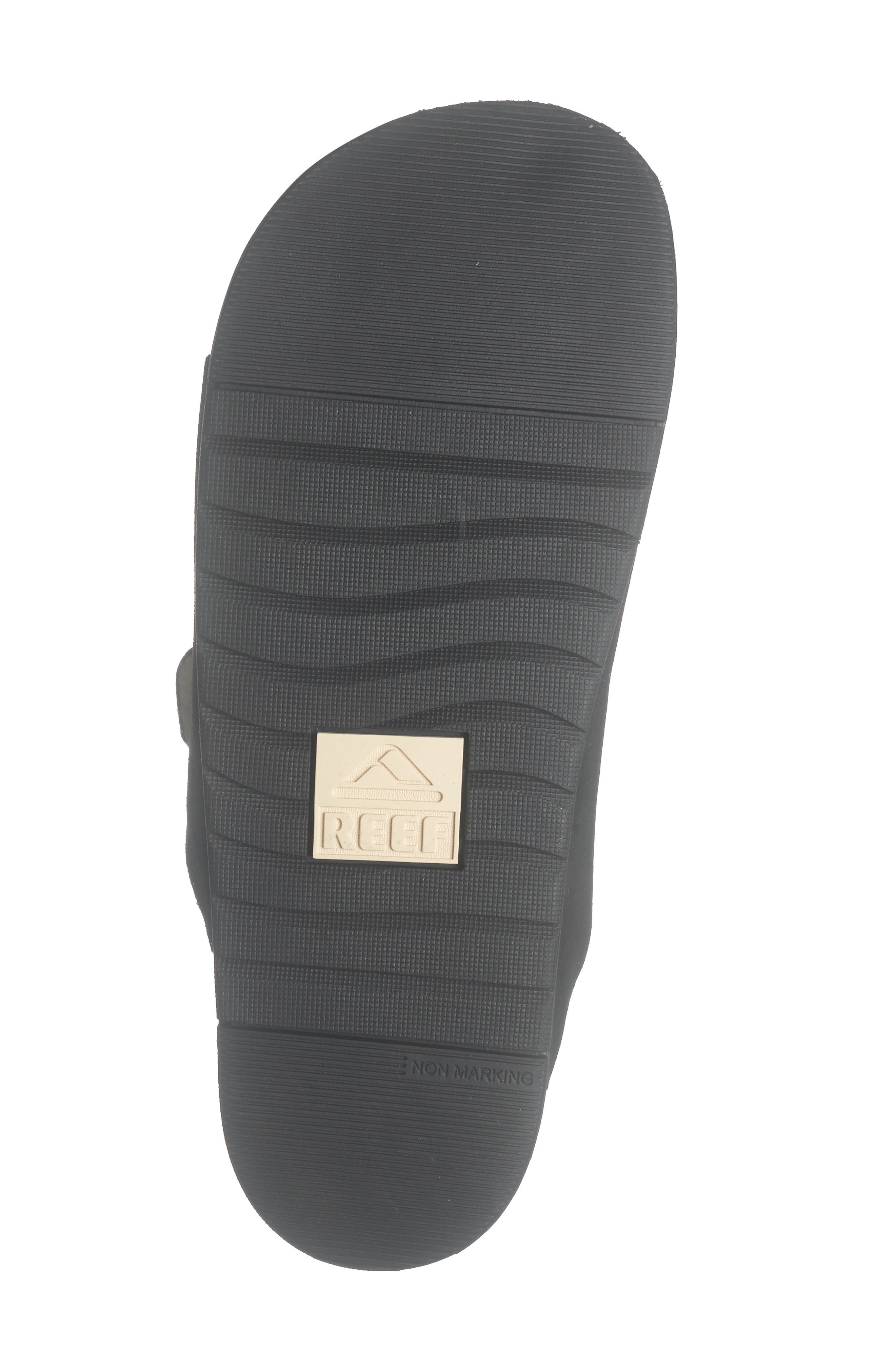 Reef Ojai Two Bar Cozy Faux Shearling Lined Slide Sandal, Alternate, color, 