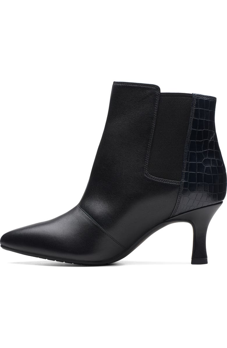 Clarks<sup>®</sup> Kataleyna Glow Kitten Heel Bootie, Alternate, color,