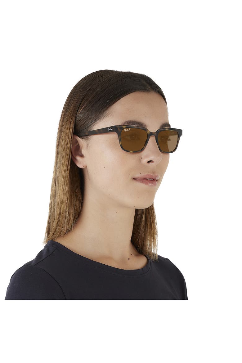 Wayfarer 51mm Polarized Sunglasses, Alternate, color, HAVANA/ BROWN POLAR