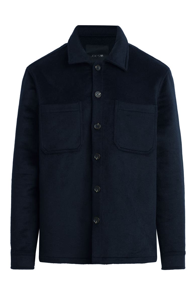 Leon Regular Fit Overshirt, Alternate, color, TRUE NAVY