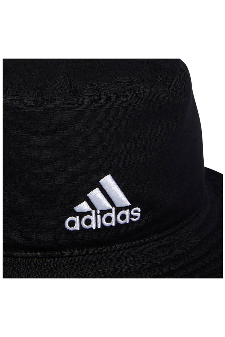 Essentials Plus Cotton Bucket Hat, Alternate, color, BLACK