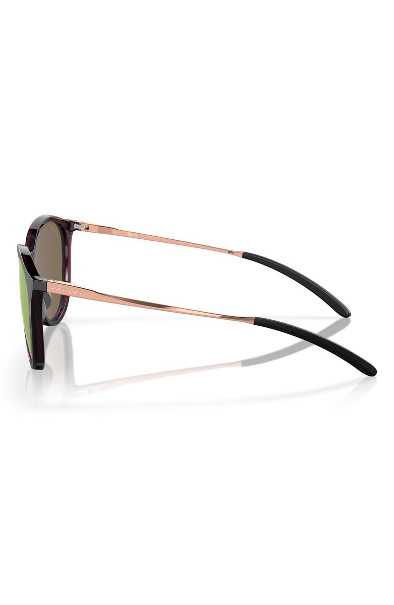 Oakley Sielo 57mm Round Sunglasses, Alternate, color, Rose Gold