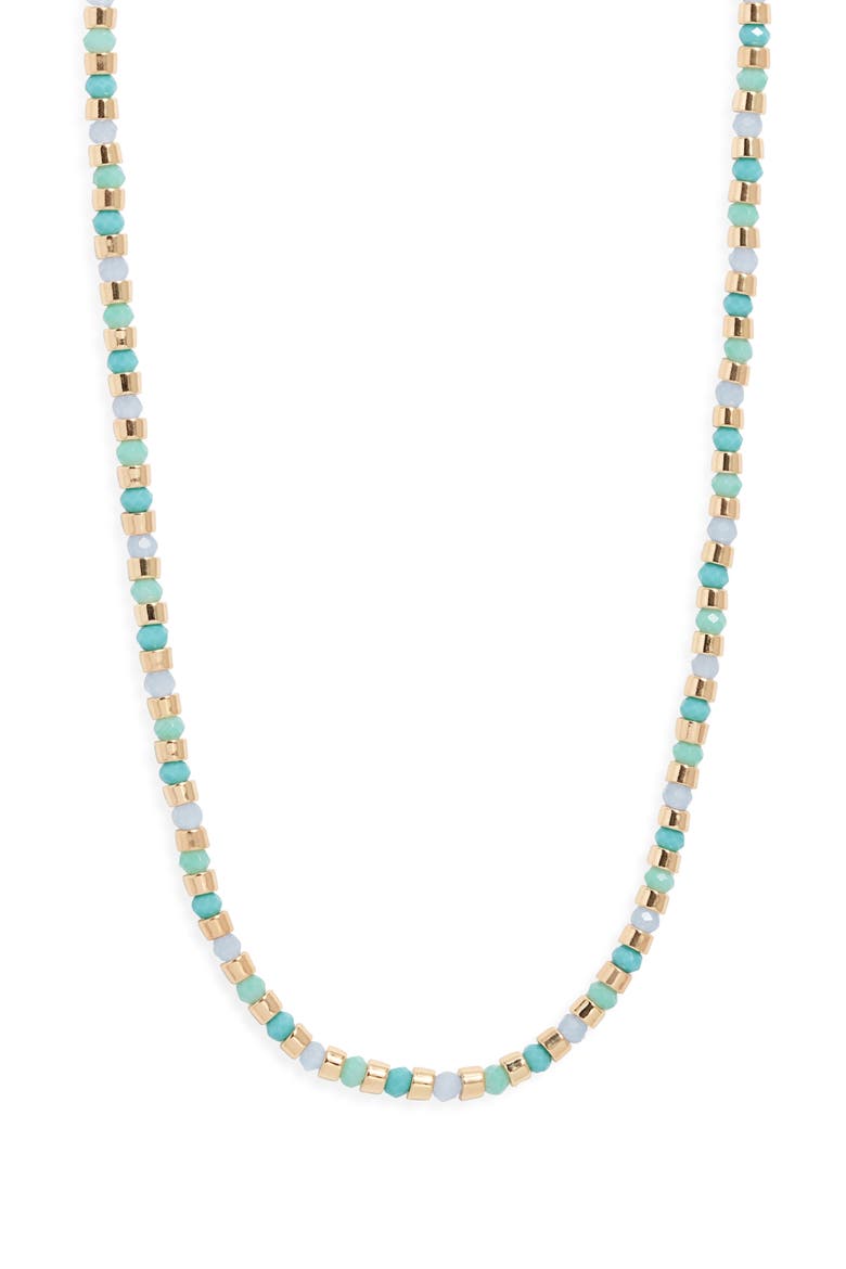 Beaded Convertible Bracelet, Alternate, color, BLUE MULTI- GOLD