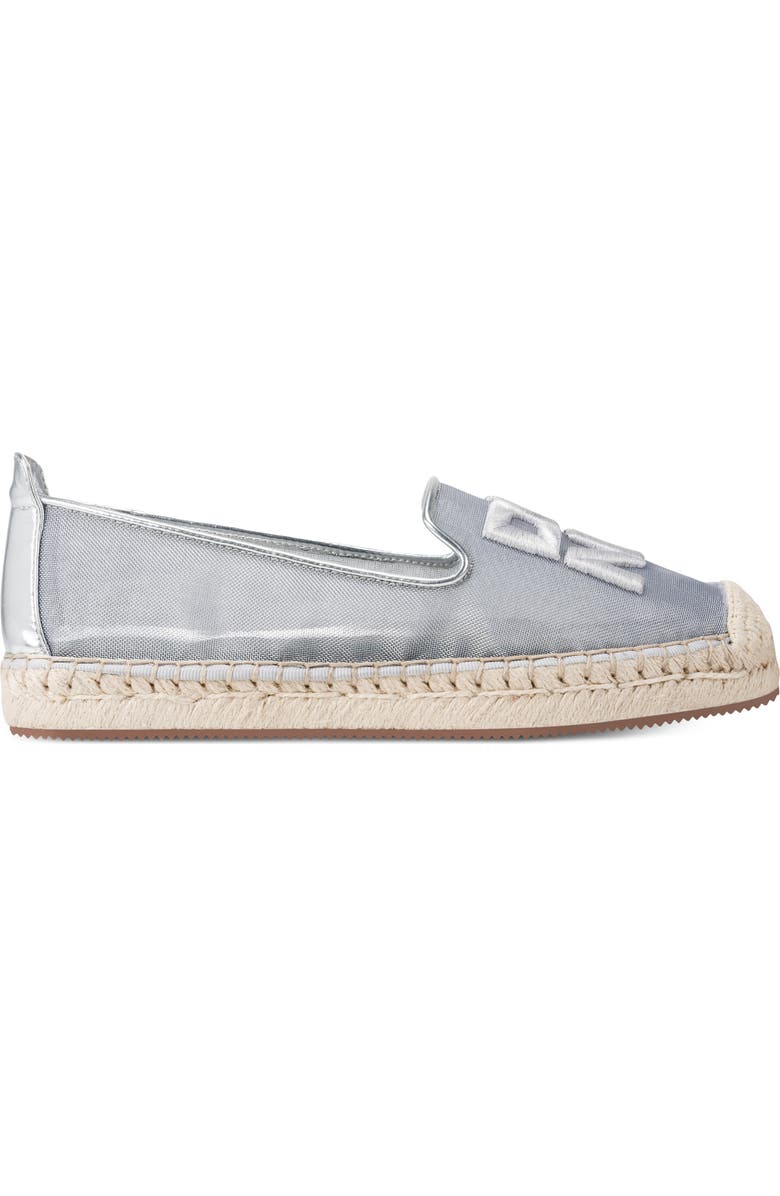 DKNY Miretta Mesh Espadrille, Alternate, color, Silver