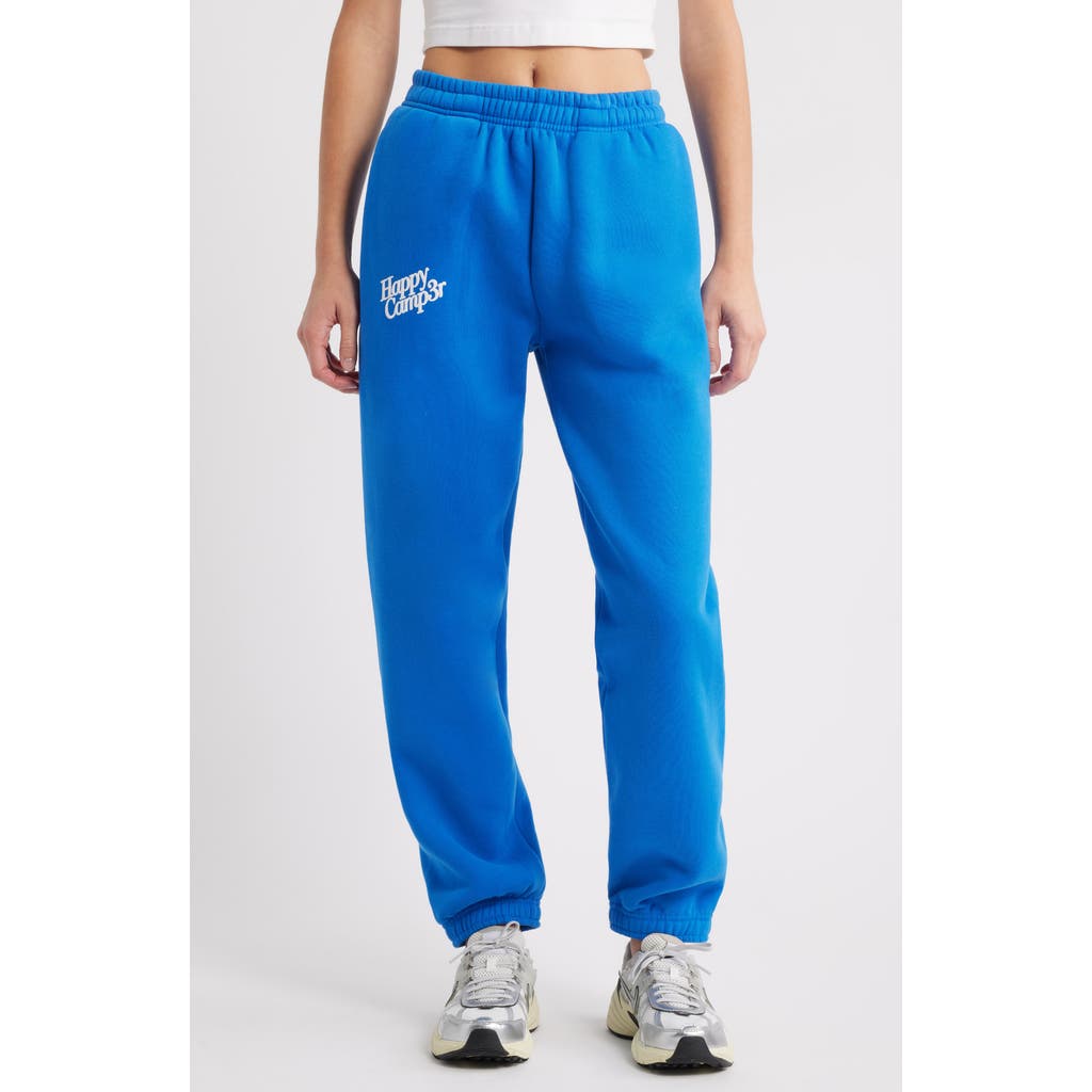 HAPPY CAMP3R Puff Series Core Logo Cotton Blend Joggers in Royal Blue at Nordstrom, Size Xx-Large