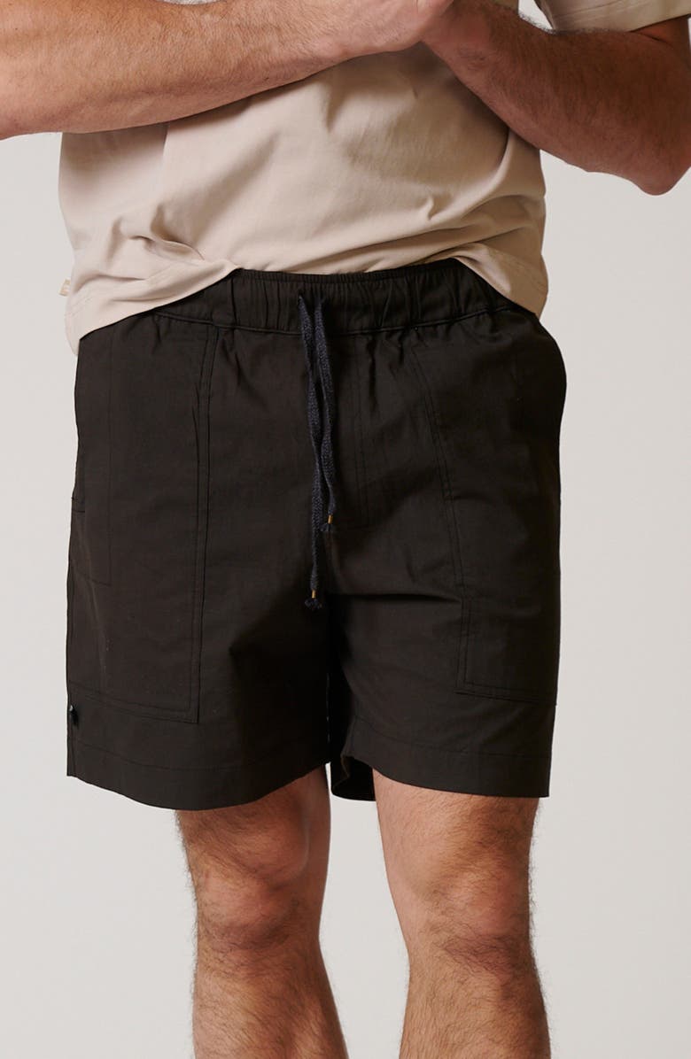 LEISURE LAB Cotton Ripstop Shorts, Main, color, Moonshine