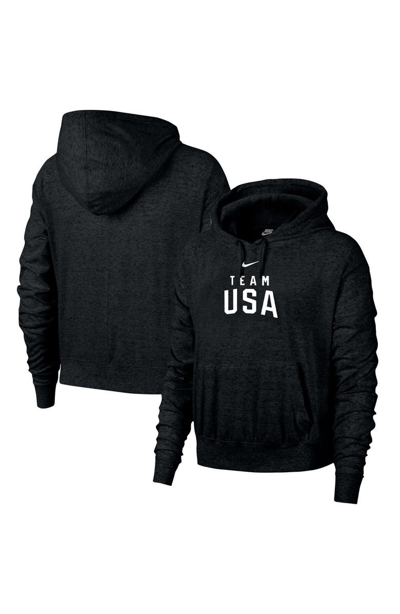 Nike Women's Nike Black Team USA Paris 2024 Olympics Gym Vintage Pullover Hoodie, Alternate, color, 