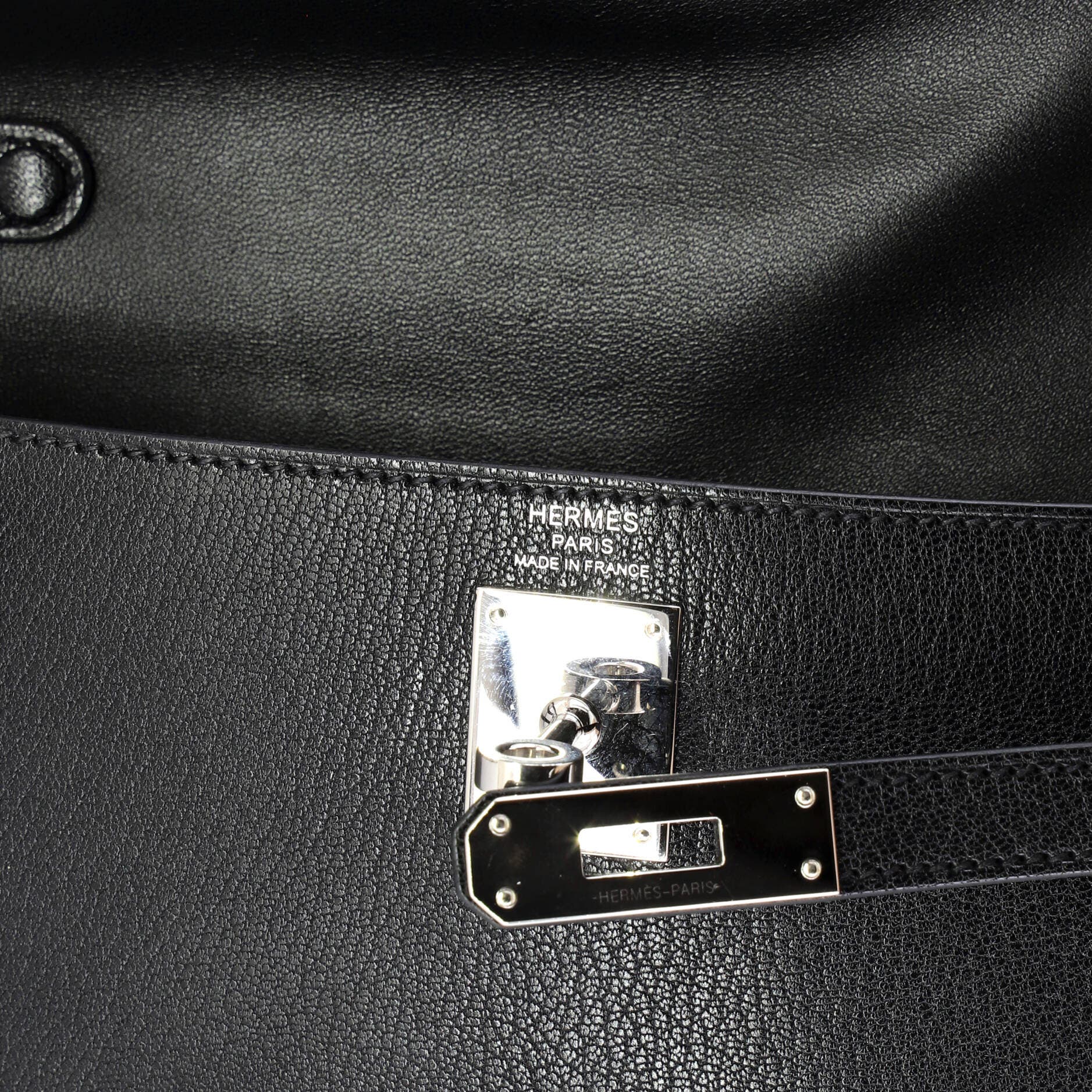 Pre-Owned Hermes Kelly Elan Shoulder Bag Chevre Chamkila, Alternate, color, 