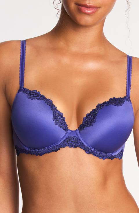 Future Foundation Underwire Lace Trim Contour Bra