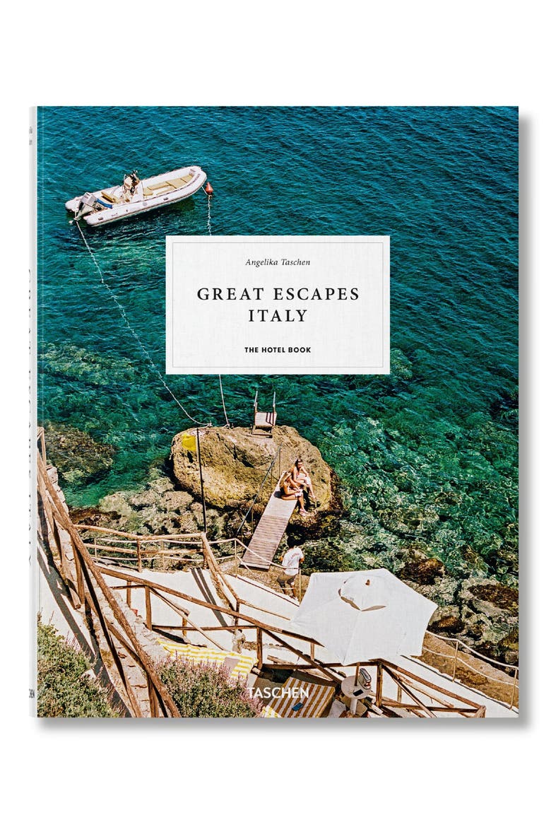 'Great Escapes Italy' Book, Main, color, BLUE