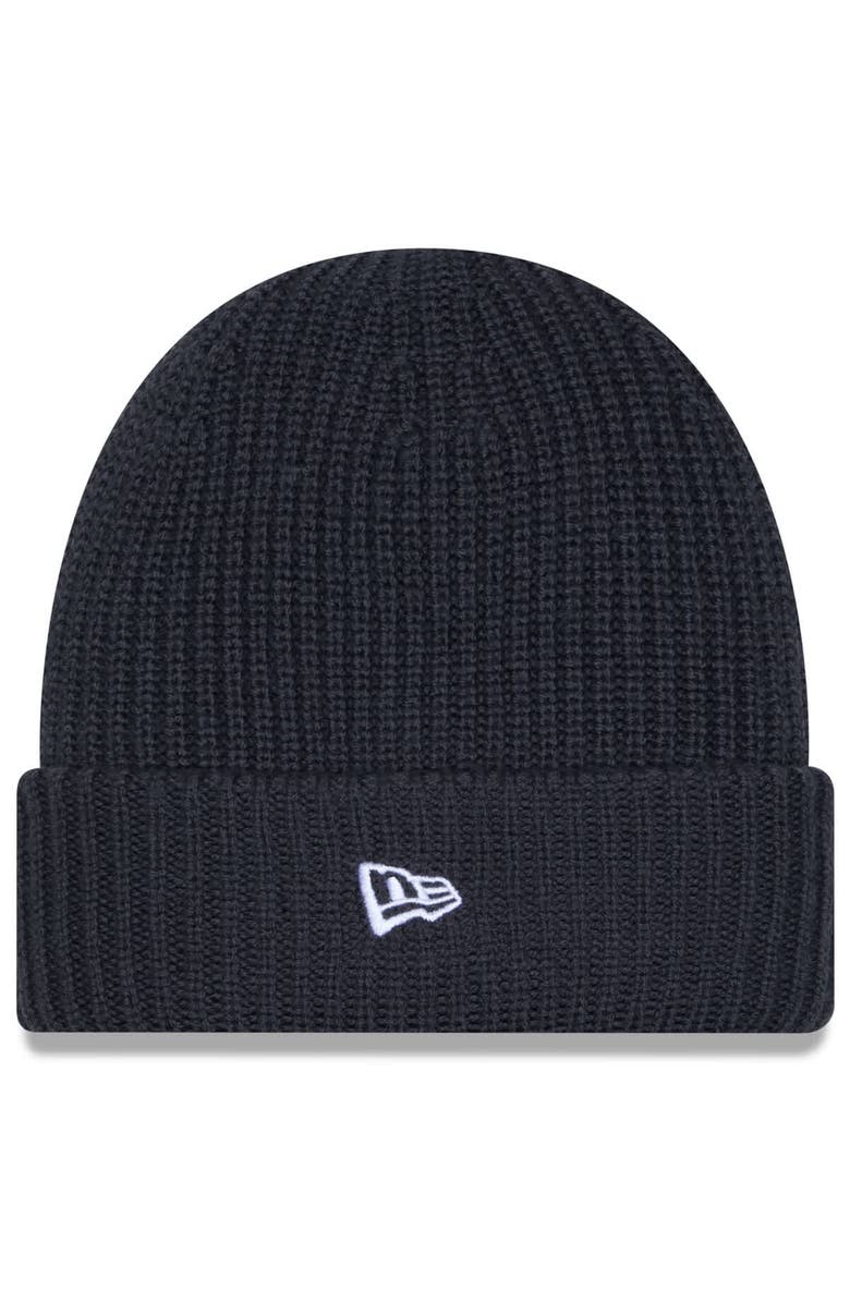 New Era Men's New Era Charcoal Tennessee Titans 2025 Sideline Cold Weather Cuffed Knit Hat, Alternate, color, Charcoal