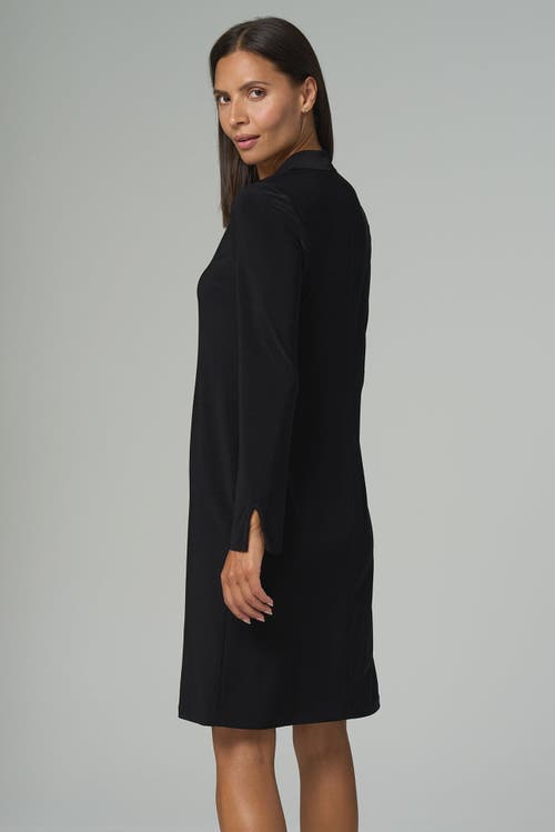 Franne Golde Luxe Stretch Long Sleeve Midi Dress