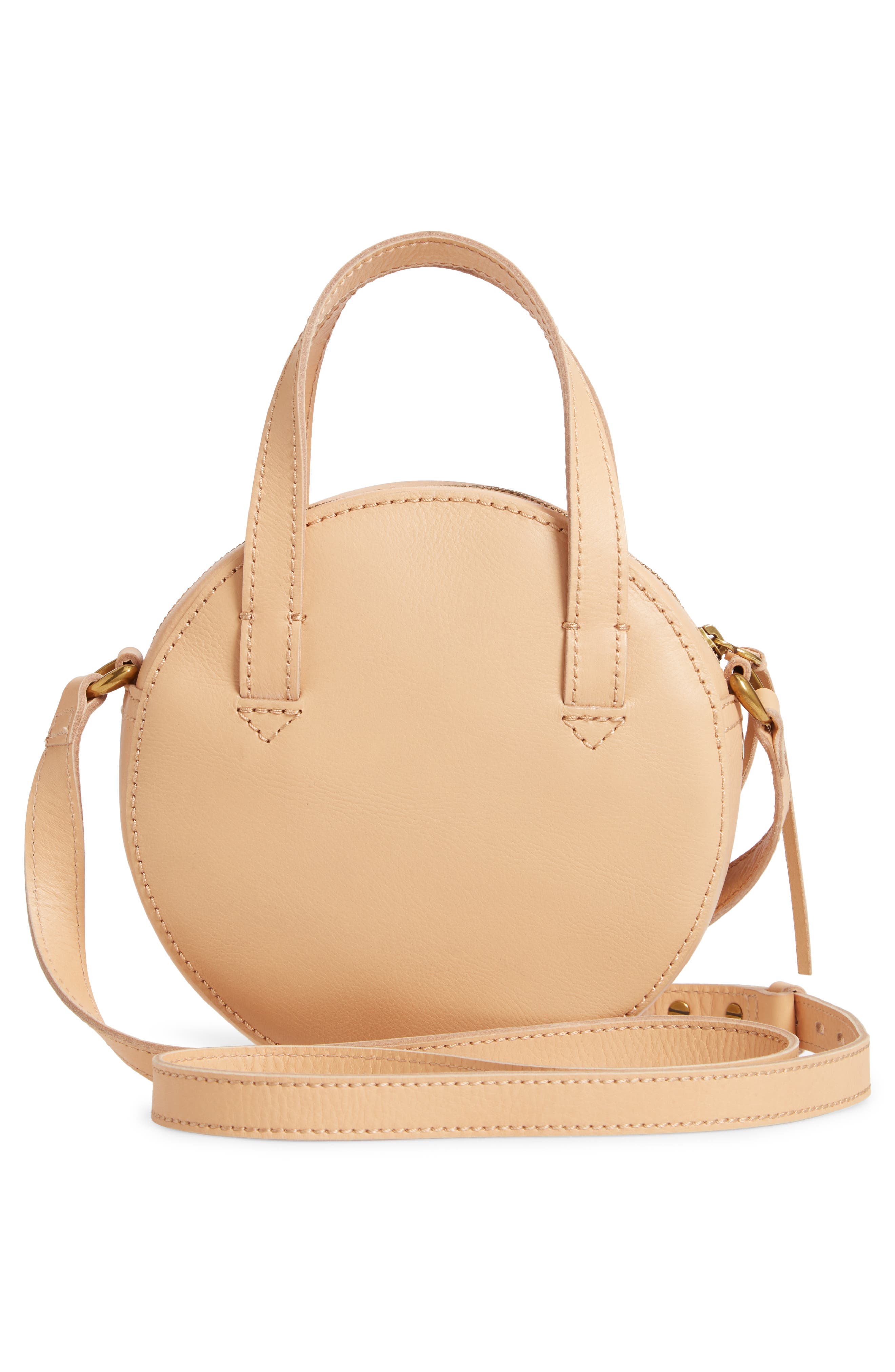 Madewell Juno Circle Leather Crossbody Bag, Alternate, color, 