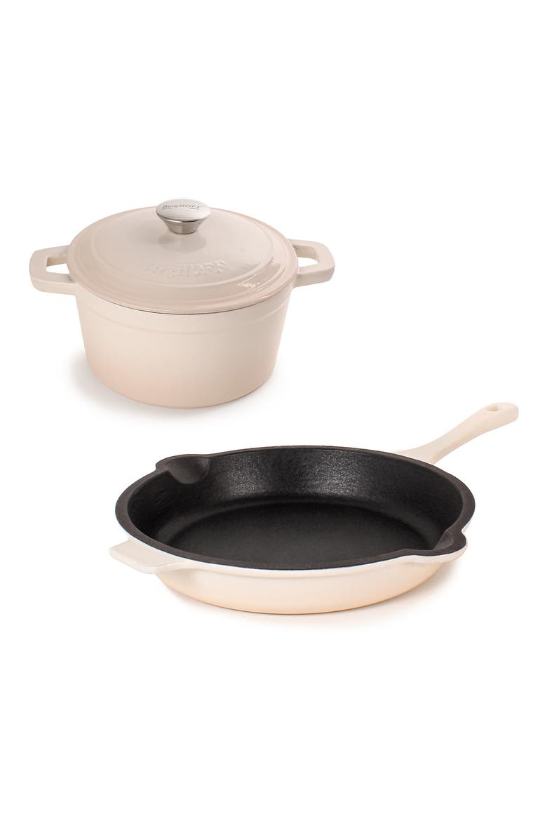 Neo 3-Piece Cast Iron Set, Main, color, WHITE