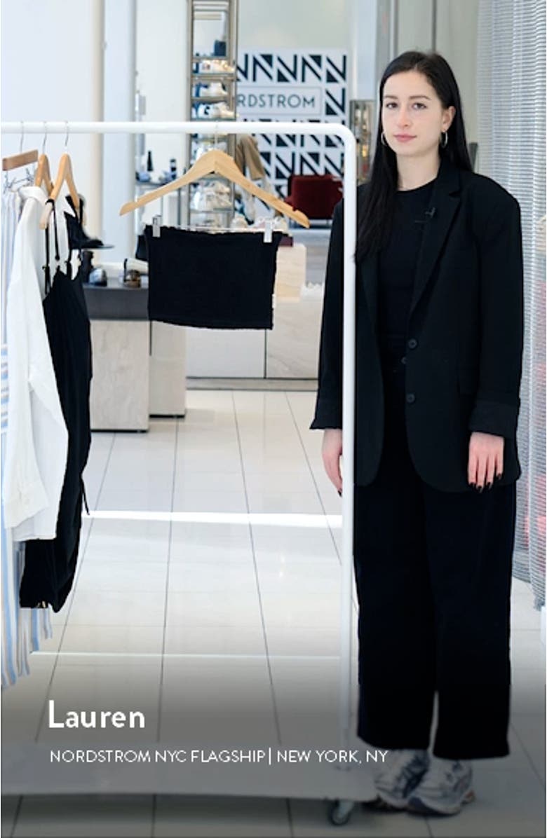 Sunset Strapless Cotton Gauze Cover-Up Top, sales video thumbnail