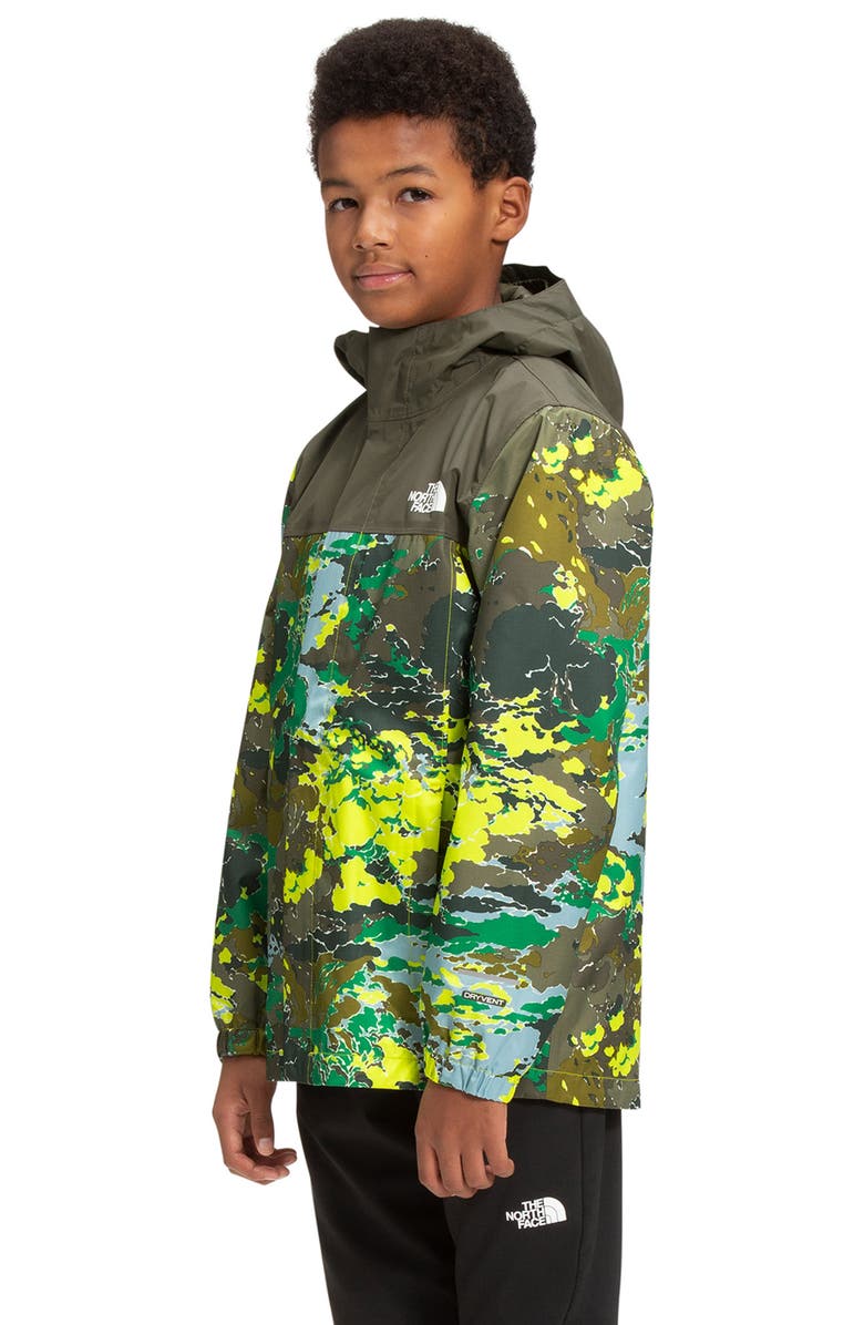 The North Face Kids' Resolve Reflective Camo Print Jacket, Alternate, color,