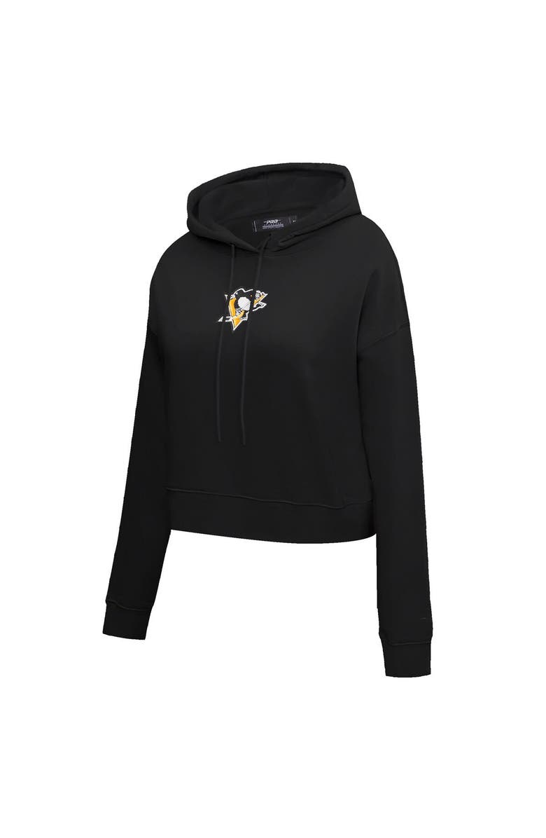 PRO STANDARD Women's Pro Standard Black Pittsburgh Penguins Classic Chenille Pullover Hoodie, Alternate, color, Black