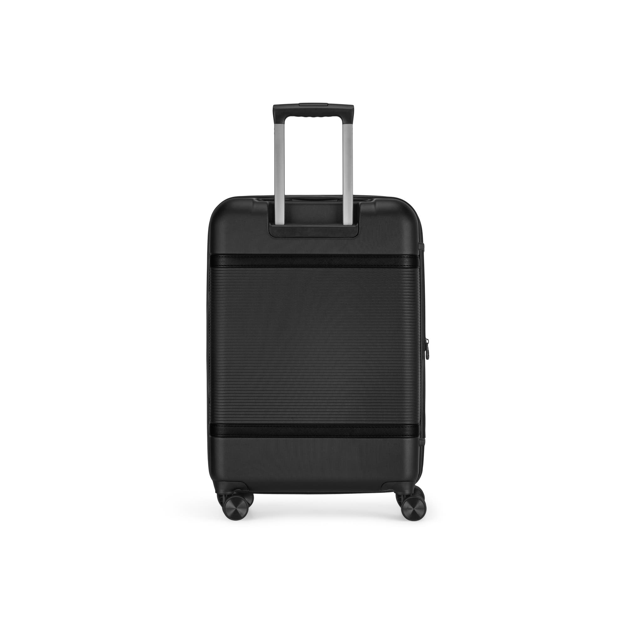 bugatti Wellington Hardside Medium Luggage with TSA Lock, Alternate, color, Black