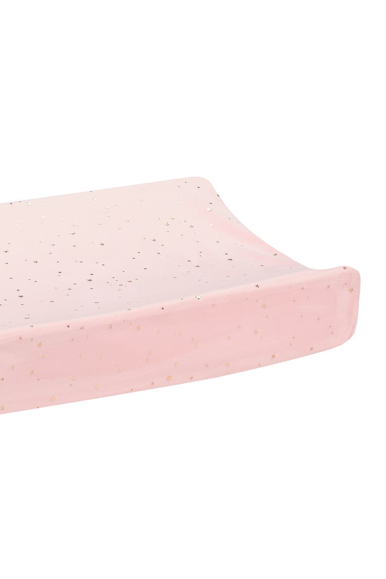 Ballerina Baby Stars Soft Changing Pad Cover, Alternate, color, Pink