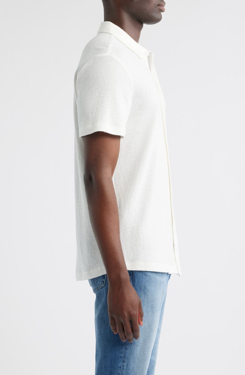 Robert Barakett Newman Short Sleeve Knit Button-Up Shirt, Alternate, color, 