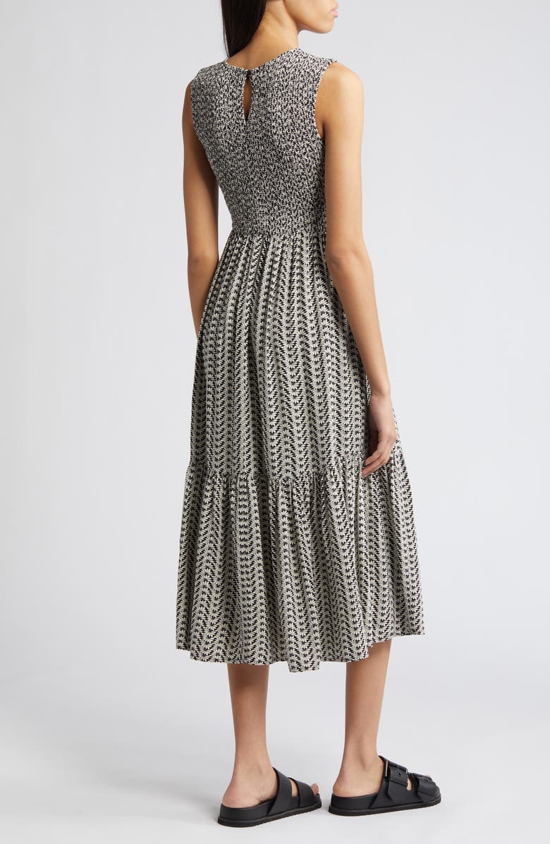 Treasure & Bond Smocked Sleeveless Midi Dress, Alternate, color,