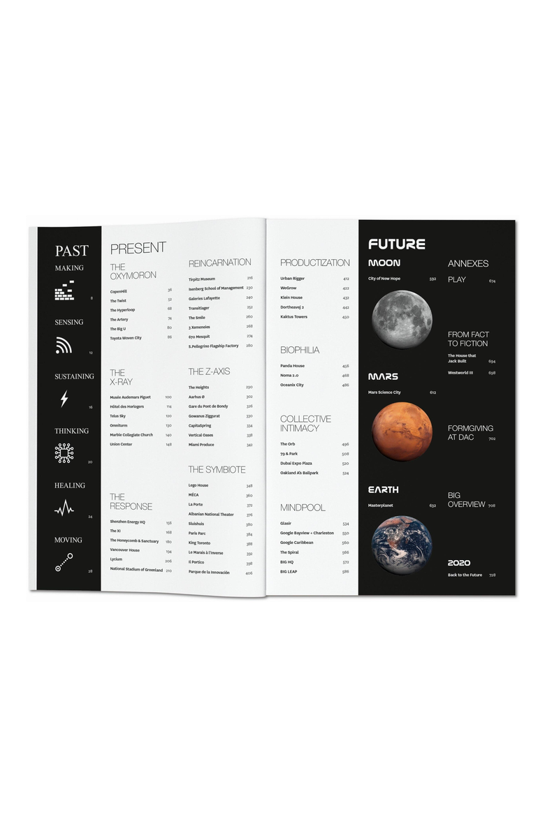 BIG Formgiving An Architectural Future History Book, Alternate, color, White