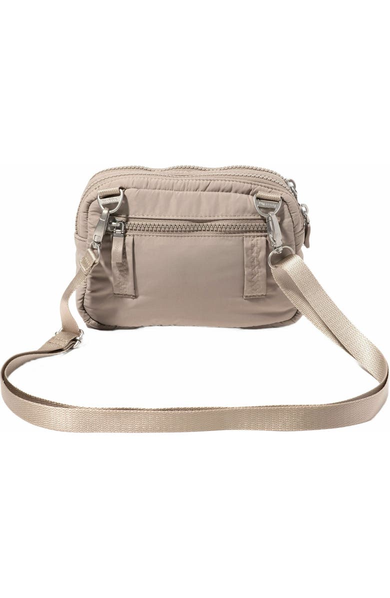 BAGGALLINI Triple Zip Bagg Small Crossbody Bag, Alternate, color, Moonrock Puff