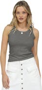 Belle & Bloom Last Time Ribbed Tank Top