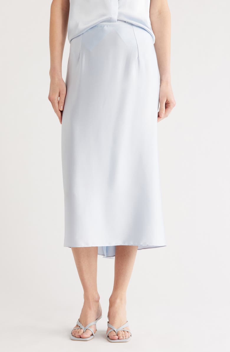 Vince Satin Slip Skirt, Main, color, Surf Mist