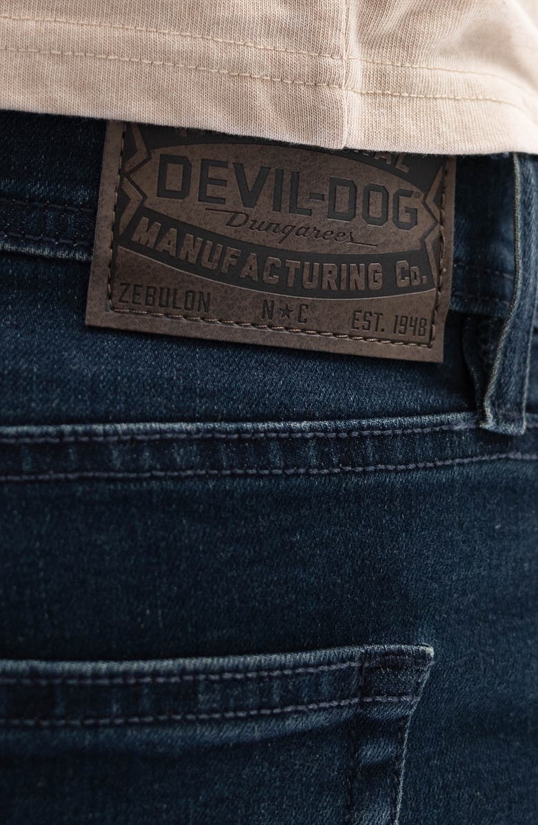 Devil-Dog Dungarees Slim Straight Leg Performance Jeans, Alternate, color, Dogback