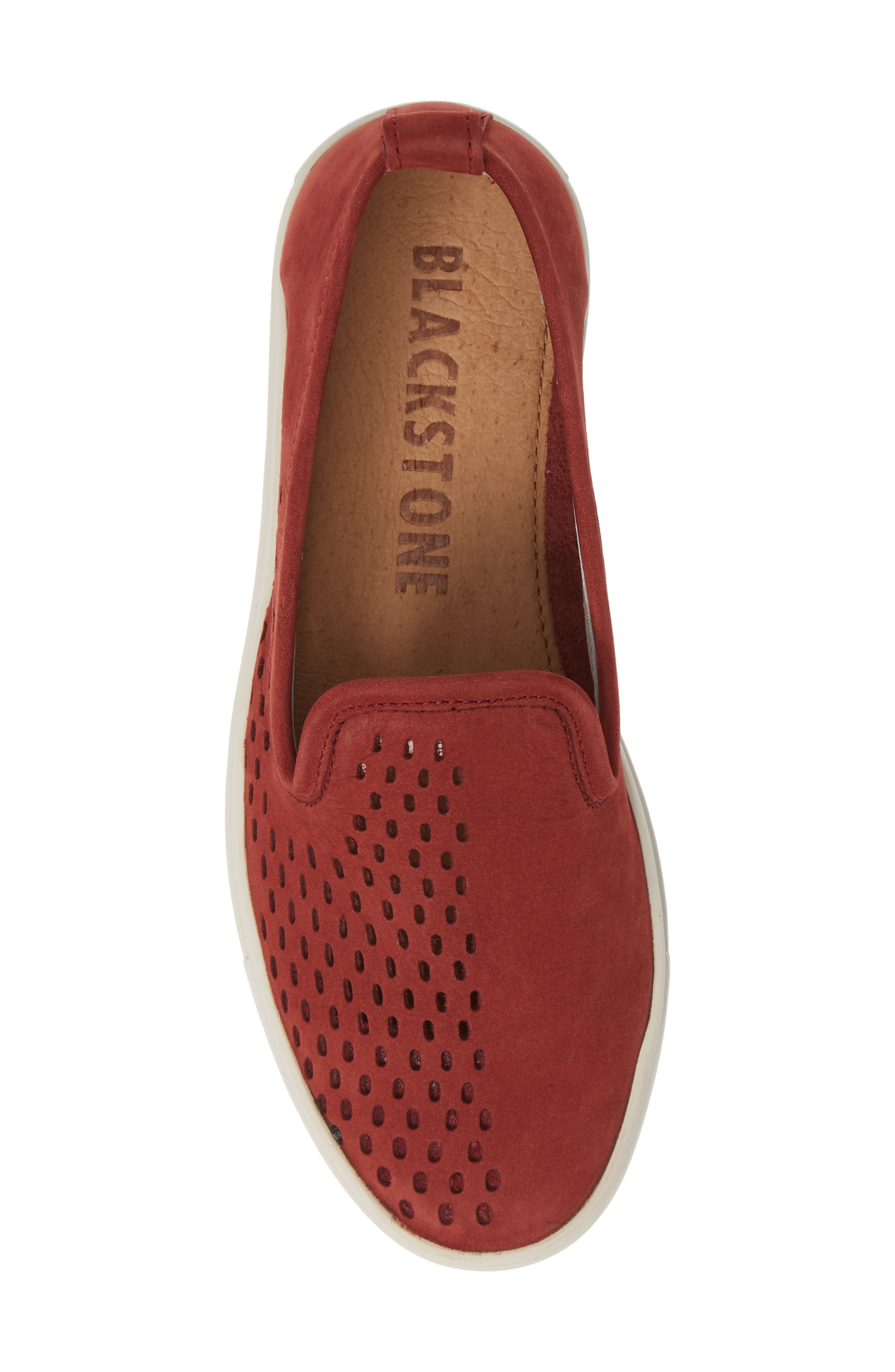Blackstone RL68 Perforated Slip-On Sneaker, Alternate, color, Bordeaux