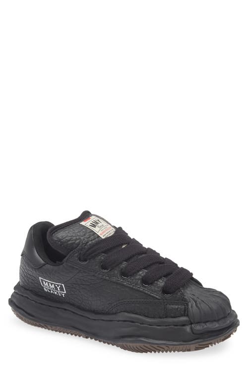 Miharayasuhiro Maison Mihara Yasuhiro Blakey Og Sole Leather Sneaker In Black