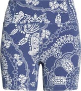 Free People FP Movement Printed Never Better Bike Shorts