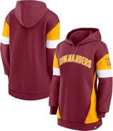 FANATICS Women's Fanatics Branded Burgundy/Gold Washington Commanders Lock It Down Pullover Hoodie