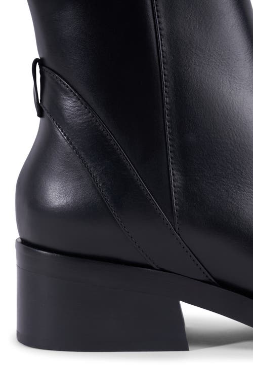 Stinaa.j Charlotte Orthopedic Leather Booties In Black Leather