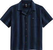 Rip Curl Kids' Surf Weaver Short Sleeve Button-Up Shirt