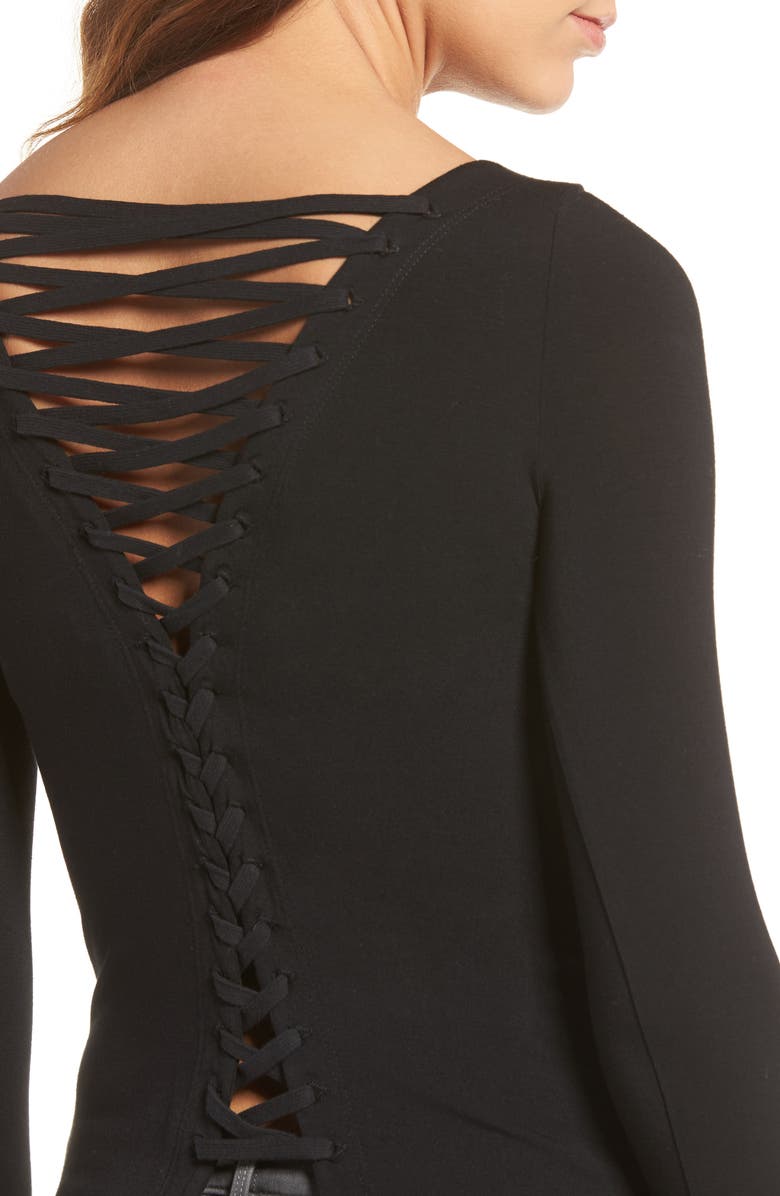 Bailey 44 Cuba Libre Lace-Up Back Top, Alternate, color,