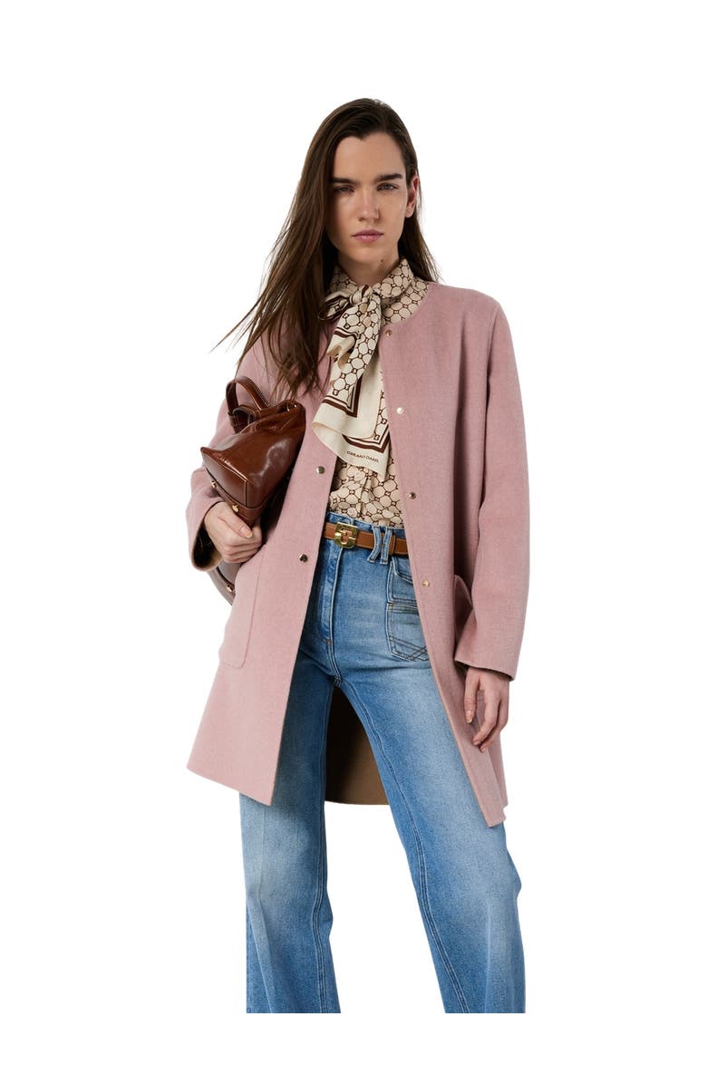 GERARD DAREL Precilia Reversible Coat, Main, color, Pink